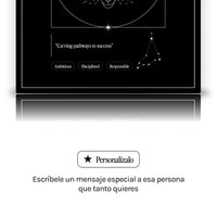 Arte Zodiacal Capricornio | Ilustracion | Digital (Correo Electrónico, 28x37cm)