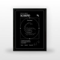 *Arte Zodiacal Escorpio | Ilustracion | Digital (Correo Electrónico, 28x37cm)