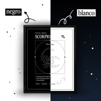 *Arte Zodiacal Escorpio | Ilustracion | Digital (Correo Electrónico, 28x37cm)