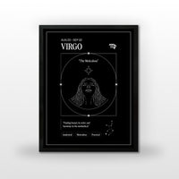 *Arte Zodiacal Virgo | Ilustracion | Digital (Correo Electrónico, 28x37cm)