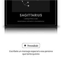 *Arte Zodiacal Sagitario | Coordenadas | Digital (Correo Electrónico, 28x37cm)