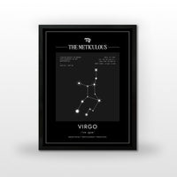 *Arte Zodiacal Virgo | Coordenadas | Digital (Correo Electrónico, 28x37cm)