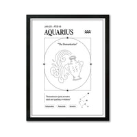 Acuario – Ilustración – Mapa Zodiacal