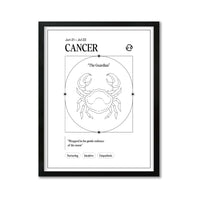 Cancer – Ilustración – Mapa Zodiacal