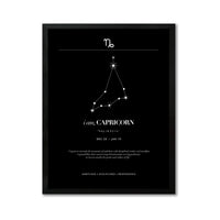 Capricornio – Constelación Minimalista – Mapa Zodiacal