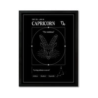 Arte Zodiacal Capricornio | Ilustracion | Digital (Correo Electrónico, 28x37cm)