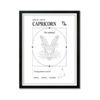Arte Zodiacal Capricornio | Ilustracion | Digital (Correo Electrónico, 28x37cm)