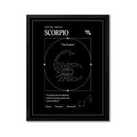 *Arte Zodiacal Escorpio | Ilustracion | Digital (Correo Electrónico, 28x37cm)