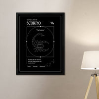 *Arte Zodiacal Escorpio | Ilustracion | Digital (Correo Electrónico, 28x37cm)