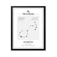 *Arte Zodiacal Escorpio | Coordenadas | Digital (Correo Electrónico, 28x37cm)