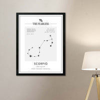 *Arte Zodiacal Escorpio | Coordenadas | Digital (Correo Electrónico, 28x37cm)