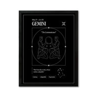 Arte Zodiacal Géminis | Ilustracion | Digital (Correo Electrónico, 28x37cm)
