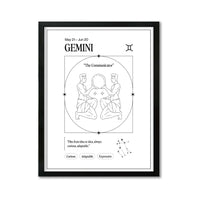 Arte Zodiacal Géminis | Ilustracion | Digital (Correo Electrónico, 28x37cm)