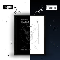 Arte Zodiacal Tauro | Ilustración | Digital (Correo Electrónico, 28x37cm)