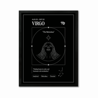 *Arte Zodiacal Virgo | Ilustracion | Digital (Correo Electrónico, 28x37cm)