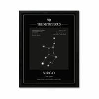 *Arte Zodiacal Virgo | Coordenadas | Digital (Correo Electrónico, 28x37cm)