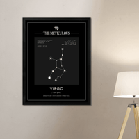 *Arte Zodiacal Virgo | Coordenadas | Digital (Correo Electrónico, 28x37cm)