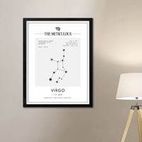 *Arte Zodiacal Virgo | Coordenadas | Digital (Correo Electrónico, 28x37cm)