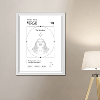 *Arte Zodiacal Virgo | Ilustracion | Digital (Correo Electrónico, 28x37cm)